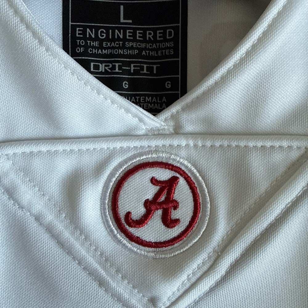 Nike Men's White Jersey with Red Number - Picture 5 of 7